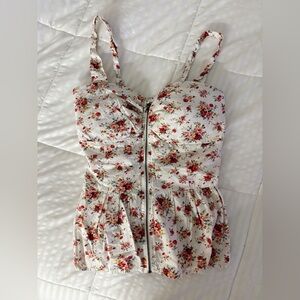 Floral Print Women's Top